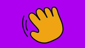 Hand icon Cartoon 2d animated video