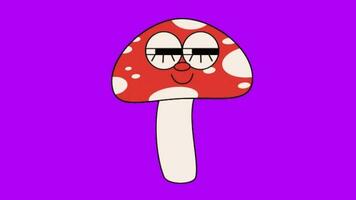 mushroom 2d animated cartoon video