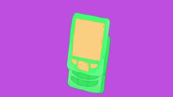 2d animated phone video