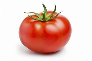 AI generated Tomato isolated on white background. AI Generated photo