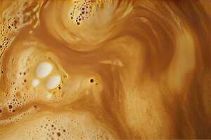 AI generated Coffee foam texture. AI Generated photo