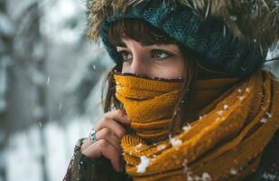 ai generado invierno es aquí, entonces por qué hacer personas tener el gripe, es uno de el más común virus, foto