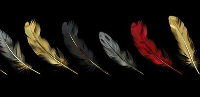 AI generated feather background hd free download photo
