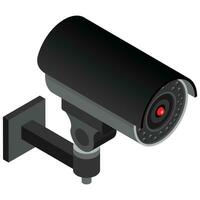 Isometric Security Camera vector