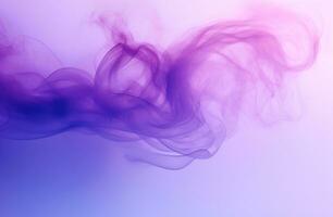 AI Generated a blue violet and purple colored background with smoke, photo