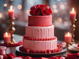 Valentine's Day Themed Cake photo