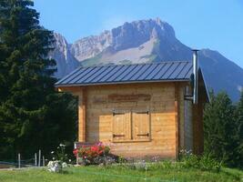 a small wooden house photo