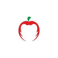 apple tomatoes red abstract geometric symbol vector