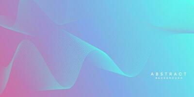 Abstract Waving Line Particle Technology Background. glowing wave lines background. Modern gradient with glowing circles lines decoration. for brochure, cover, poster, banner, website, header vector