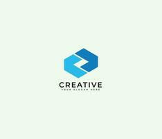 Box modern and vector logo design template