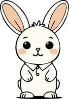 Cute Rabbit artwork vector