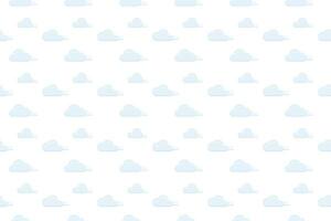 set of cloud vector as seamless pattern background