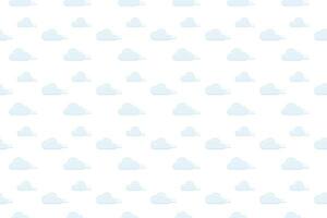 set of cloud vector as seamless pattern background