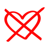 red heart with cross png