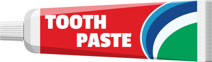 Package with tooth paste png