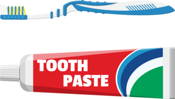 Modern container with toothpaste png