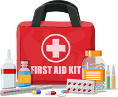 Medical first aid kit png