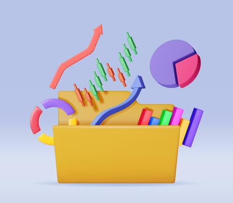 Stock Market 3d Vector Art, Icons, and Graphics for Free Download