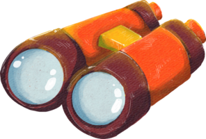 acuarela binocular lindo. png