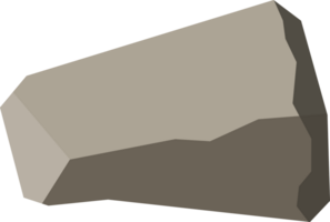 Grey stone, rock or boulder png