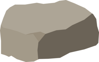 Grey stone, rock or boulder png