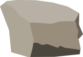 Grey stone, rock or boulder png