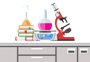 Biology science education equipment png