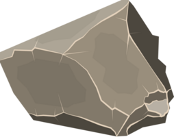 Grey stone, rock or boulder png