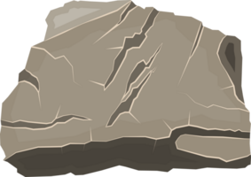 Grey stone, rock or boulder png