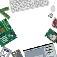 Montage PC, persönlich Computer Hardware- png