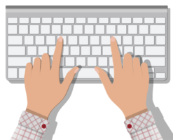 Modern computer keyboard png