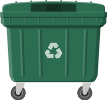 Recycling bin container for garbage png