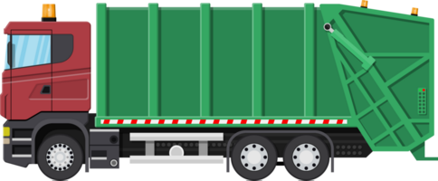 Truck for assembling and transportation garbage. png