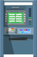 banco atm. automático caixa máquina. png