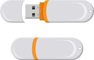 USB PC flash drive isolated png