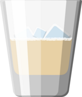 Alcohol drink in glass png