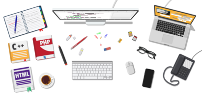 lugar de trabajo de programador o descifrador png