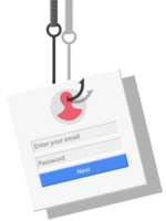 accesso in account e pesca gancio png