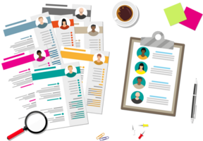 Human resources management concept png