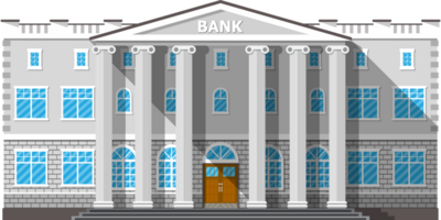 banco edificio, financiero casa png