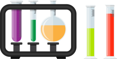 test laboratorio bicchiere tubo nel cremagliera png