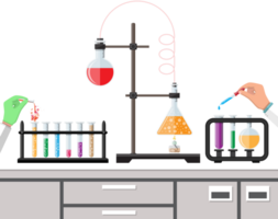 Biology science education equipment png