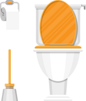 baño, papel y cepillo png