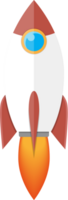 Cartoon space rocket png