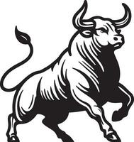 Buffalo Sketch Drawing. vector