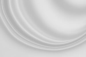 Closeup  elegant crumpled of white silk fabric cloth background and texture. Luxury background design.-Image. photo