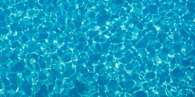 background blue ripped water in swimming pool photo