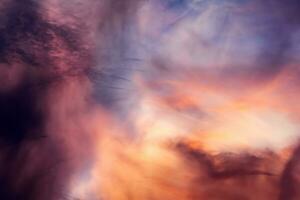 Violet sky cloud beautiful nature texture abstract background photo