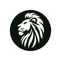 Vector Graphic of Lion Face, Logo Icon on a White Background, EPS format