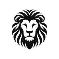 Vector Graphic of Lion Face, Logo Icon on a White Background, EPS format